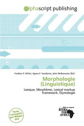 Morphologie (Linguistique): (French)