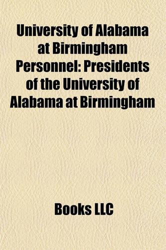 University of Alabama at Birmingham Personnel