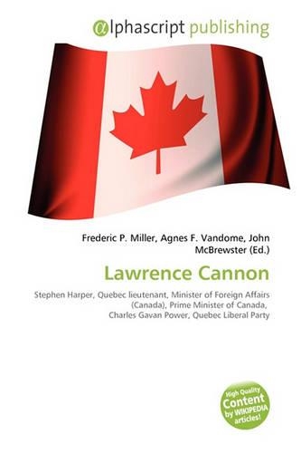 Lawrence Cannon: (English)
