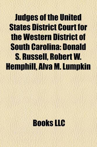 Judges of the United States District Court for the Western District of South Carolina