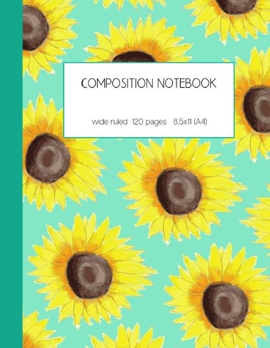 Composition notebook wide ruled 120 pages 8.5x11 (A4)