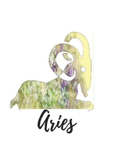 Aries: Sketch Book Journal Flowery