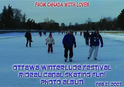 Ottawa Winterlude Festival - Rideau Canal Skateway Fun! Feb 21, 2007 Photo Album (English eBook C7)