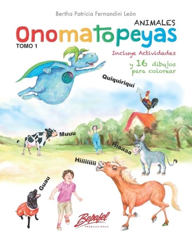 Onomatopeyas Animales: Versión Blanco y negro(1 Onomatopeyas)