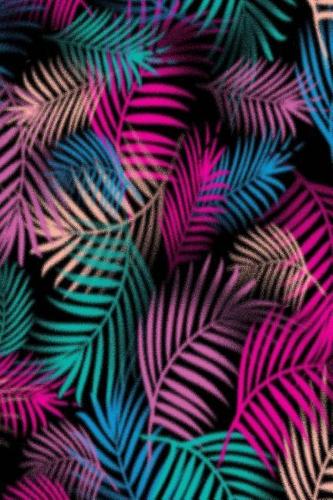 Vintage Tropical Palm Leaf Journal