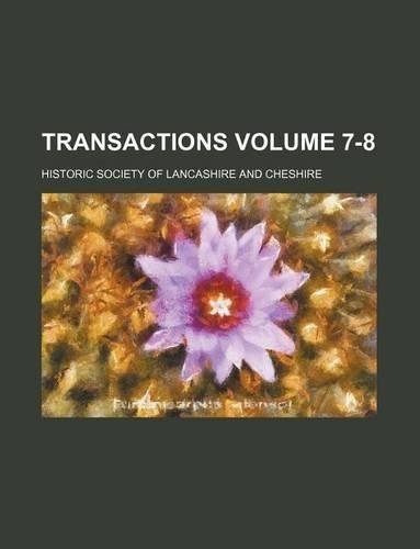 Transactions Volume 7-8