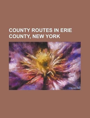 County Routes in Erie County, New York