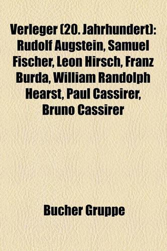 Verleger (20. Jahrhundert)