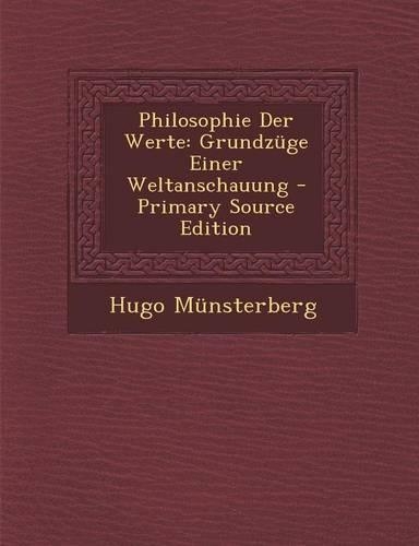Philosophie Der Werte