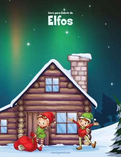 Livro para Colorir de Elfos