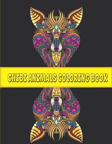 chibi animals coloring book
