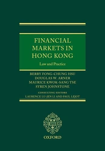 Financial Markets in Hong Kong