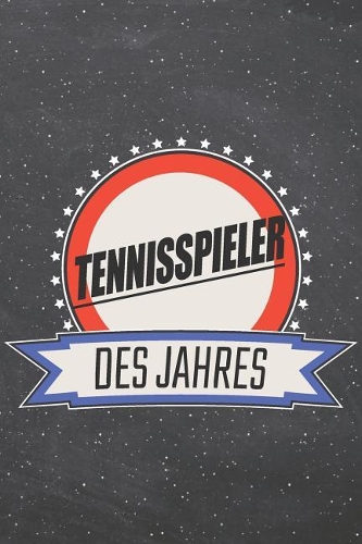 Tennisspieler des Jahres: Tennisspieler Punktraster Notizbuch, Notizheft oder Schreibheft - 110 Seiten - Büro Equipment & Zubehör - Lustiges Geschenk zu Weihnachten oder Gebu