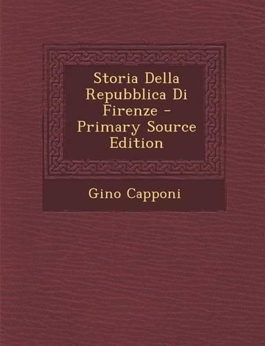 Storia Della Repubblica Di Firenze