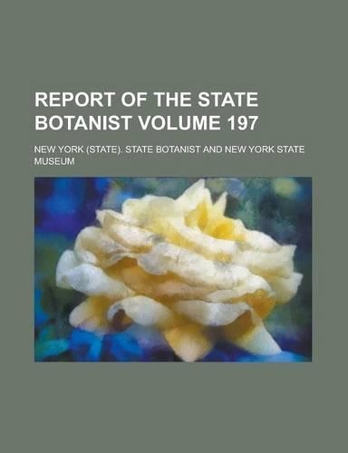 Report of the State Botanist (Volume 1909-1915): (English)