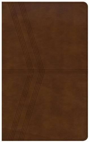 KJV Ultrathin Reference Bible, Brown Deluxe LeatherTouch