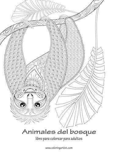 Animales del bosque libro para colorear para adultos 1: (1 Animales del Bosque)