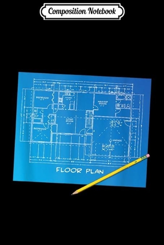 Composition Notebook: Architect Builder Blueprint Journal/Notebook Blank Lined Ruled 6x9 100 Pages