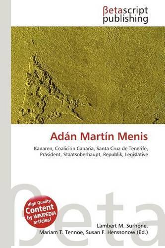 Adan Martin Menis: (German)