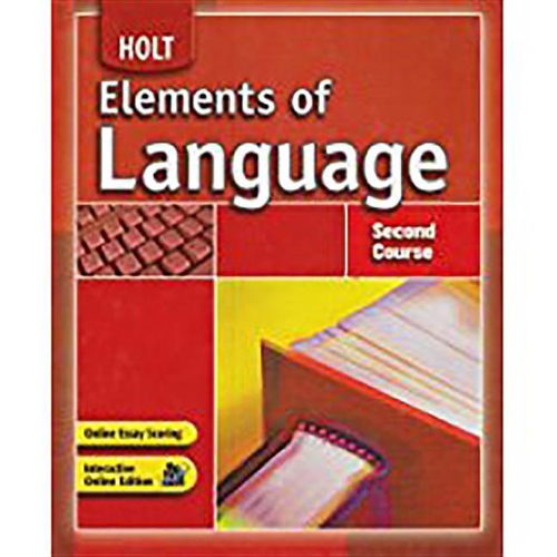 Elements of Language: Student Edition Second Course 2007: Second Course