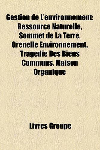 Gestion de L'Environnement