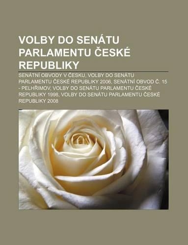 Volby Do Senatu Parlamentu Eske Republiky: Senatni Obvody V Esku, Volby Do Senatu Parlamentu Eske Republiky 2006(Czech)