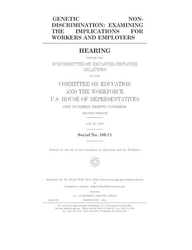 Genetic non-discrimination