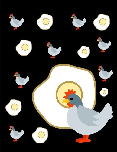 Chicken And Eggs Notebook Journal 150 Page College Ruled Pages 8.5 X 11