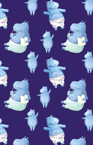 Journal Notebook Cute Hippos Pattern: 162 Lined and Numbered Pages With Index Blank Journal For Journaling, Writing, Planning and Doodling.(84 Lined Journal)