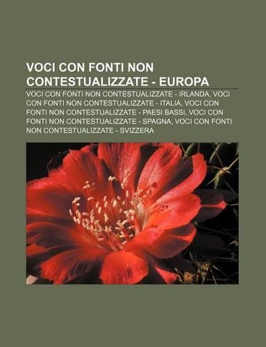 Voci Con Fonti Non Contestualizzate - Europa