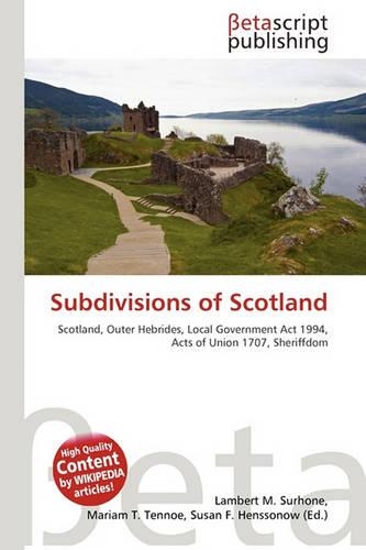 Subdivisions of Scotland: (English)