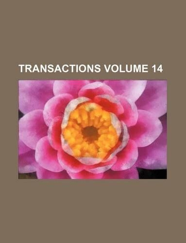 Transactions Volume 14