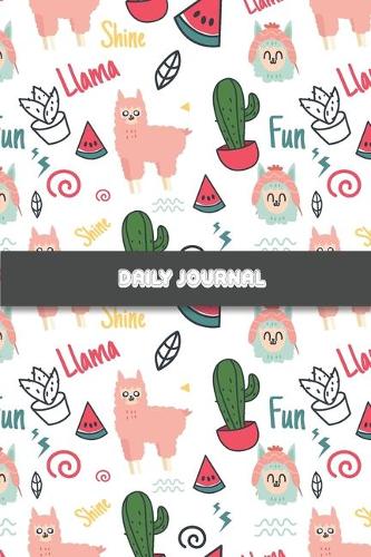 Daily Journal: Llama Blank Lined Daily Journal