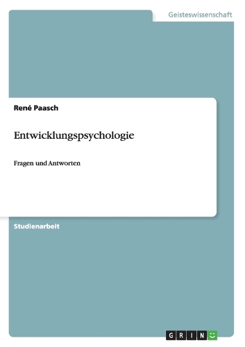 Entwicklungspsychologie