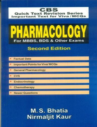 Pharmacology for MBBS, BDS & Other Exams