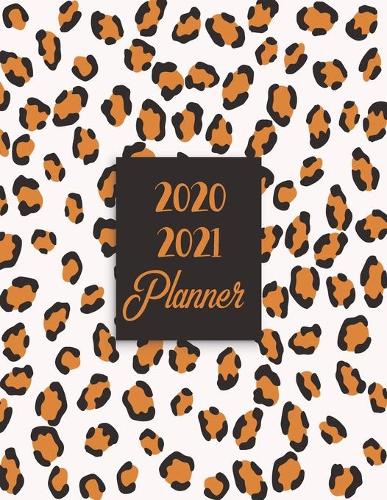 2020-2021 Planner: Months Appointment Organizer Jan 2020 - Dec 2021 Monthly Agenda Schedule Organizer Business Planners with Holidays White Cheetah Cover
