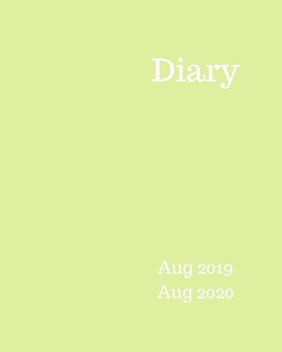 Diary Aug 2019-Aug 2020