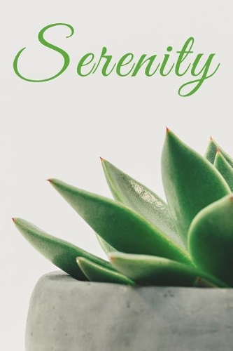 Serenity: a lined journal to calm your soul