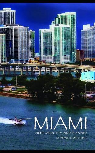 Miami Note Monthly 2020 Planner 12 Month Calendar