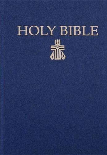 New Revised Standard Version Presbyterian Pew Bible: Blue with White Edging