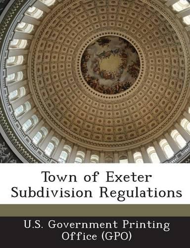 Town of Exeter Subdivision Regulations