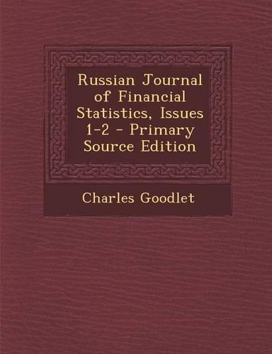 Russian Journal of Financial Statistics, Issues 1-2