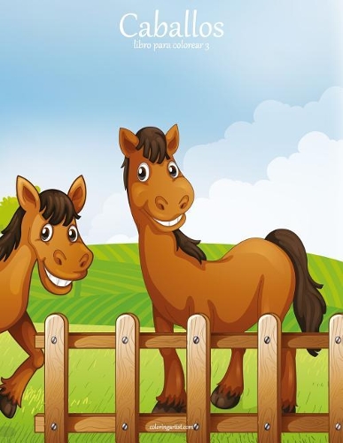 Caballos libro para colorear 3: (3 Caballos)
