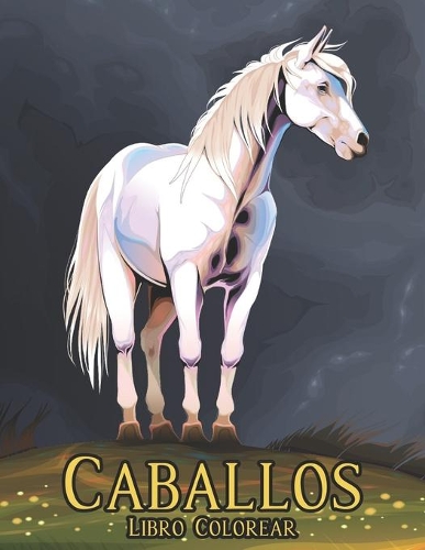 Caballos Libro Colorear: Libro de colorear de caballos para aliviar el estrés 50 diseños de caballos de una cara para colorear regalo para adultos para amantes de los caball