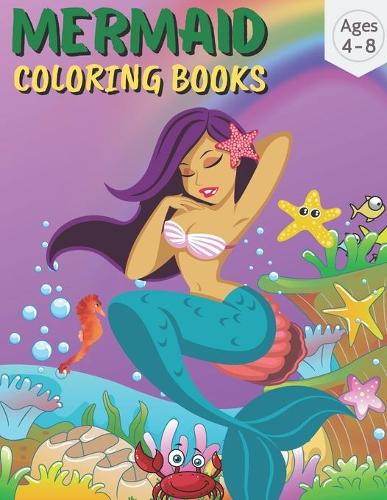 Mermaid Coloring Book age 4-8