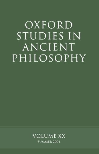 Oxford Studies in Ancient Philosophy Volume XXI