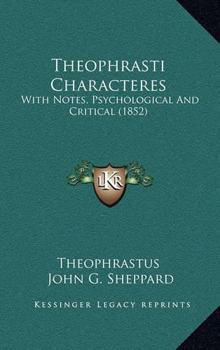 Theophrasti Characteres