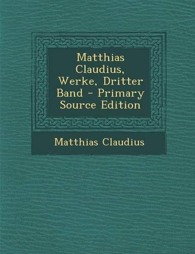 Matthias Claudius, Werke, Dritter Band