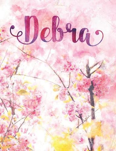 Debra: Personalized Journal - A Pink Cherry Blossom Diary