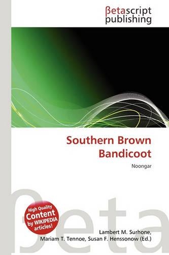 Southern Brown Bandicoot: (English)